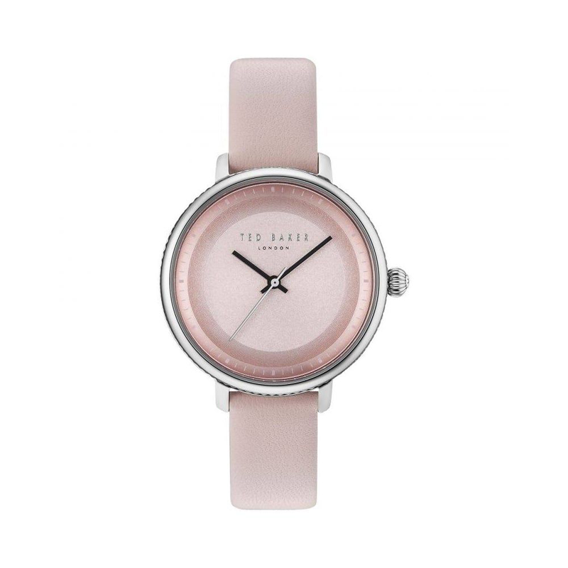Multicolor leather dress watch-null