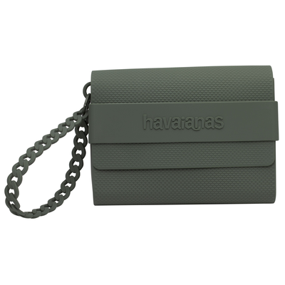 Havaianas clutch, Green Olive, medium