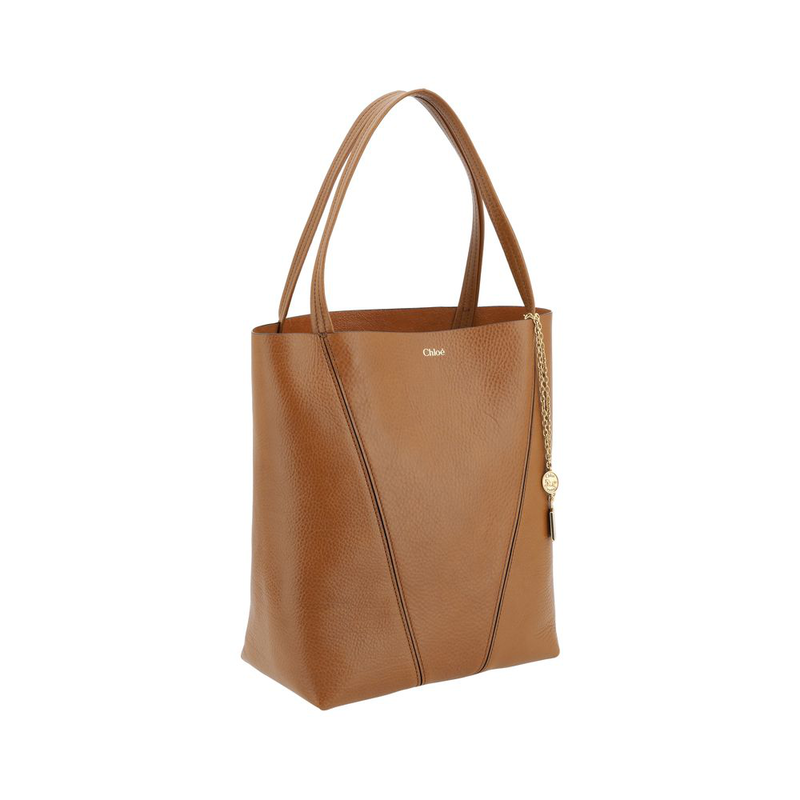 Brown calf leather bos taurus shoulder bag-null