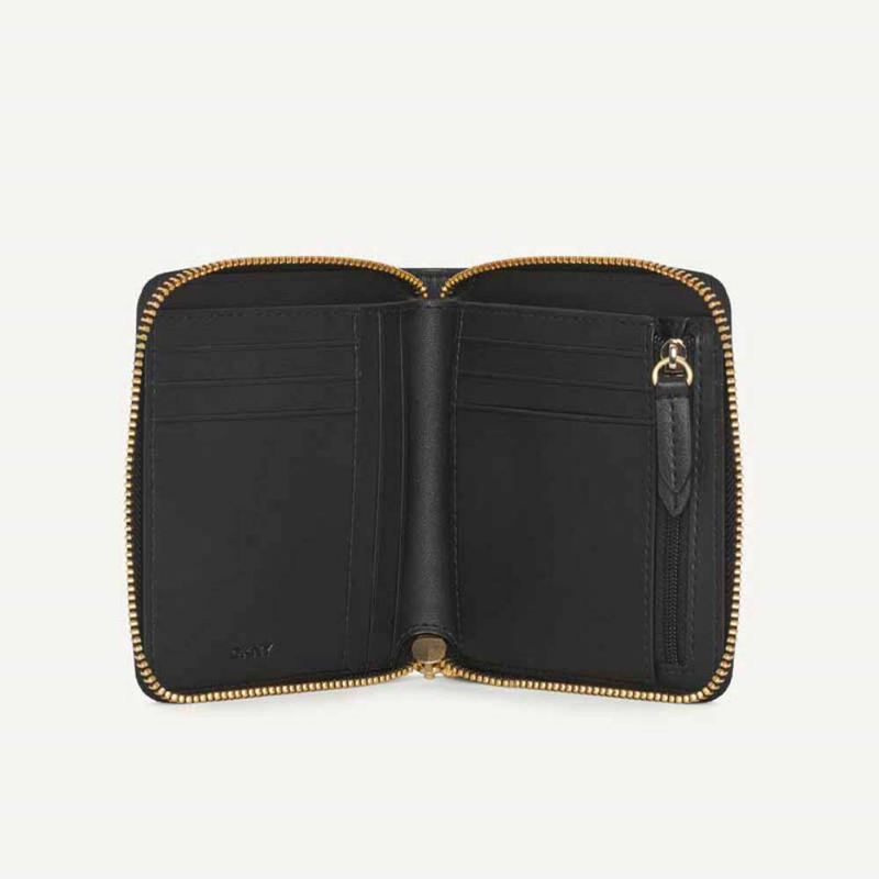 Dkny heart of ny zip around wallet image number null