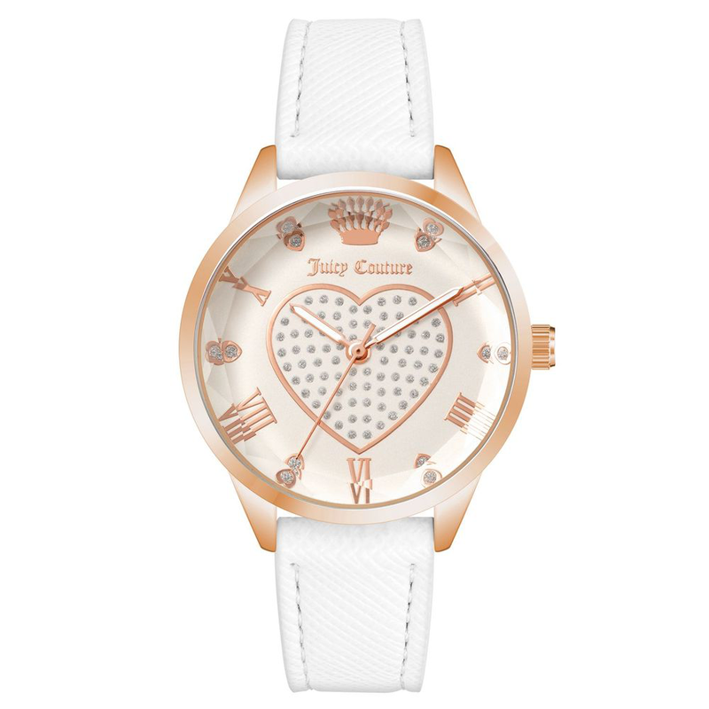 White plastic dress watch-null