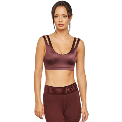 Women indy shine bra, Burgundy, medium