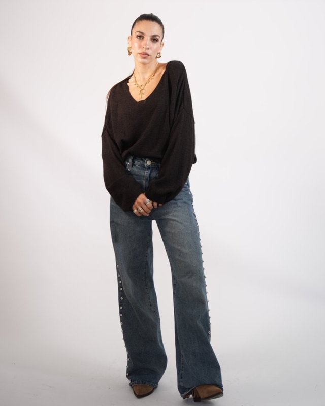 Knit v neckline 66470-null