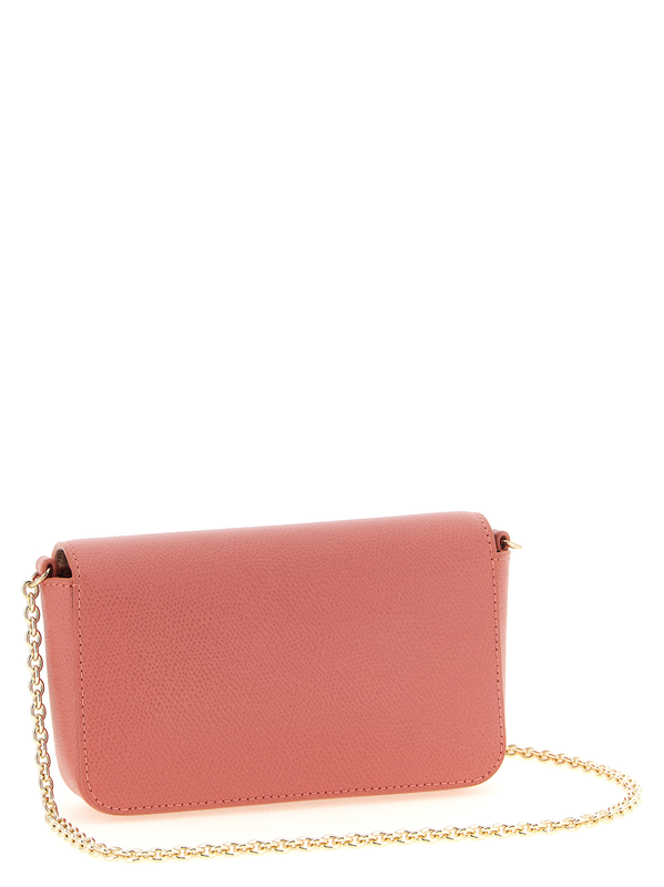 Multicolor calfskin crossbody bag-null