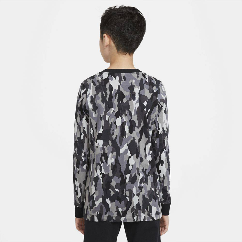 Boys sportswear camo long sleeve t-shirt-null