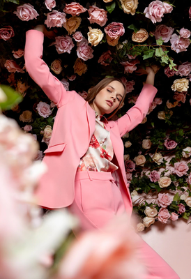 Melissa blazer, Pink, medium