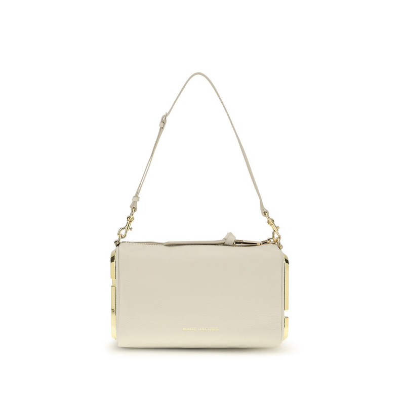 Beige calf leather bos taurus shoulder bag-null