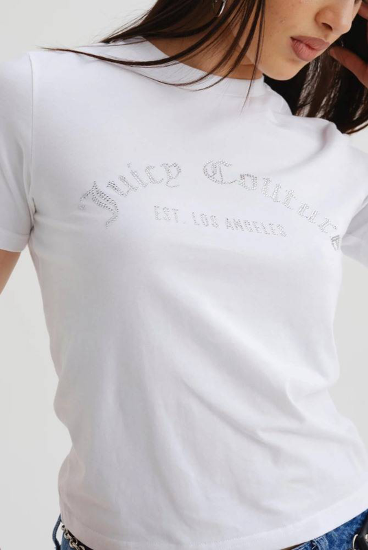 Juicy Couture noah arched diamante girlfriend tee-null