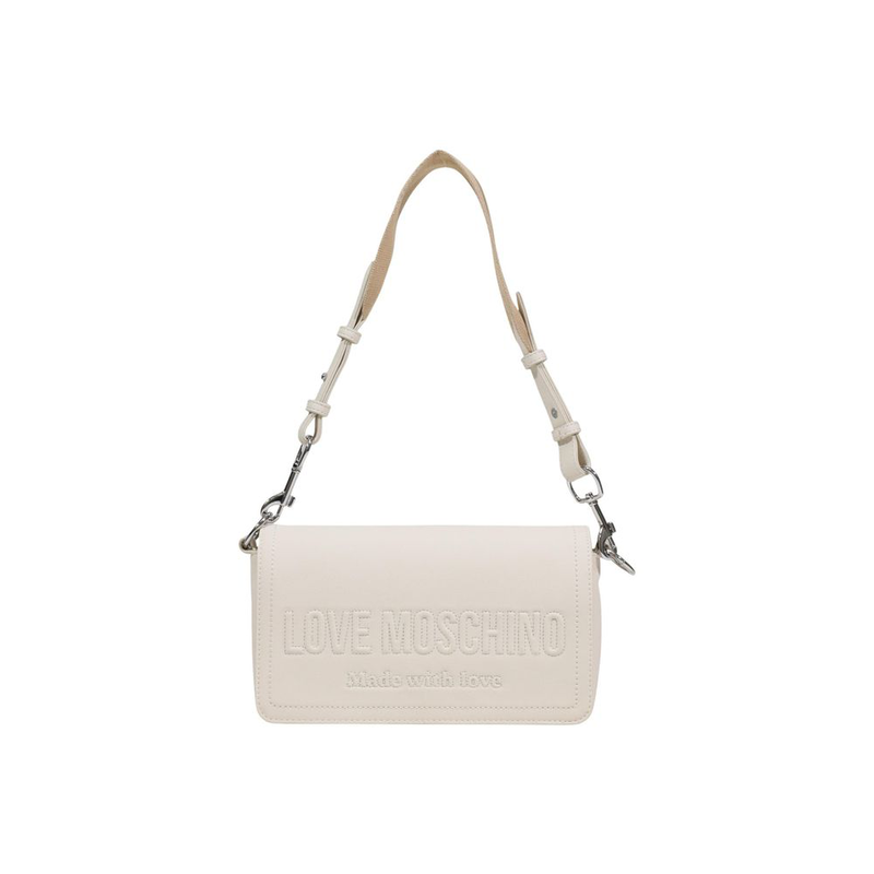 Beige polyethylene handbag-null