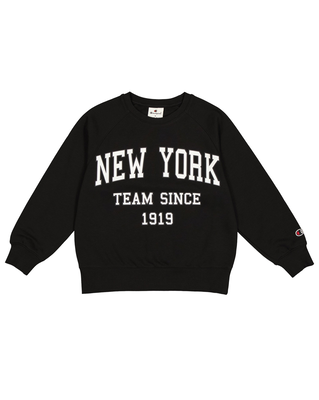 Champion girls sweatsuit, Black, medium