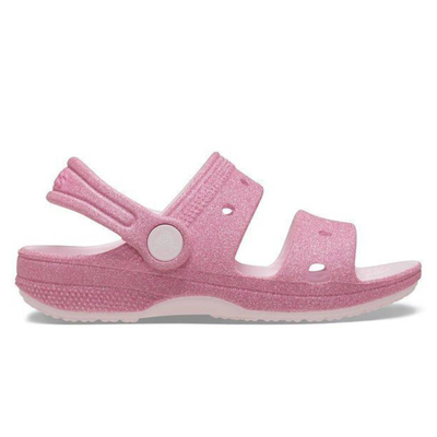 Classic glitter toddlers sandal, Pink, medium