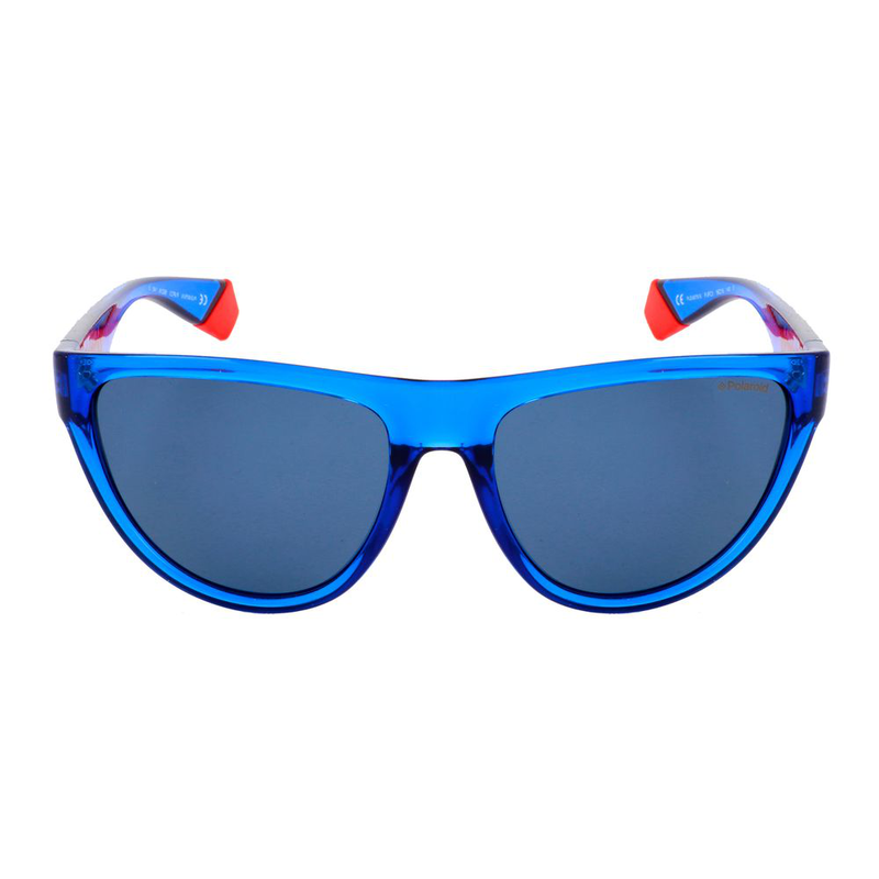 Blue resin sunglasses-null