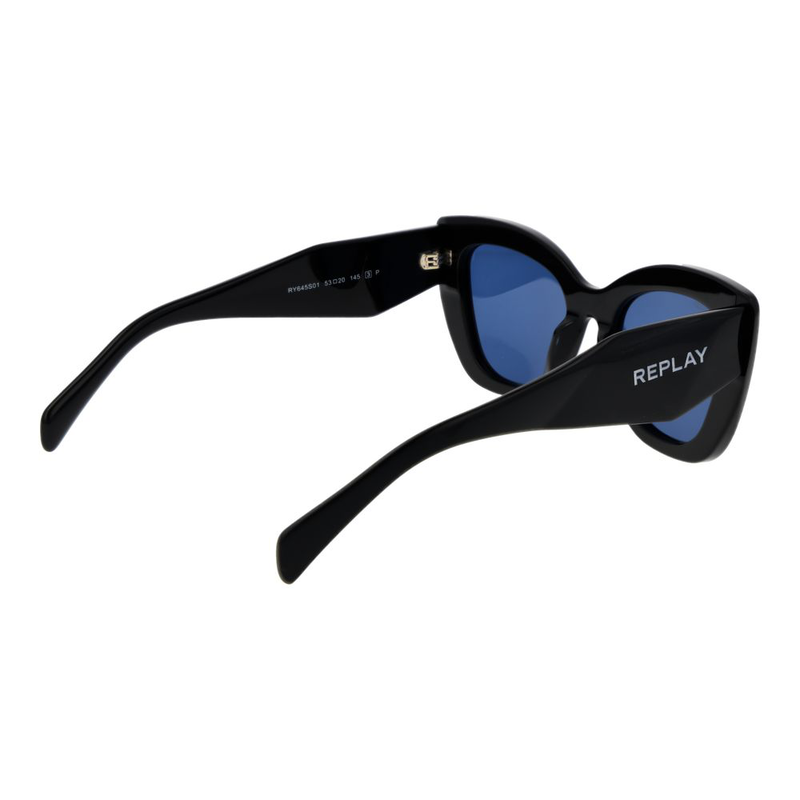 Black acetate sunglasses-null
