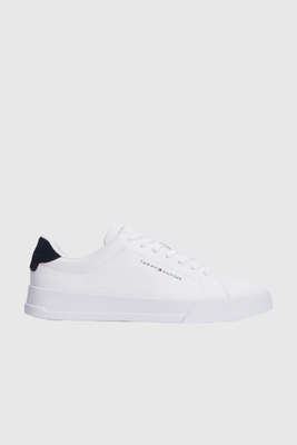 Court lth details shoes, White, medium