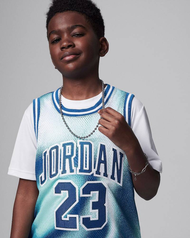 Nike jordan big kids jordan 23 aop jersey-null
