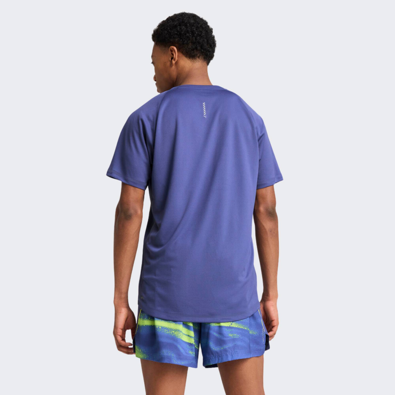 Mens run velocity polyester t-shirt-null