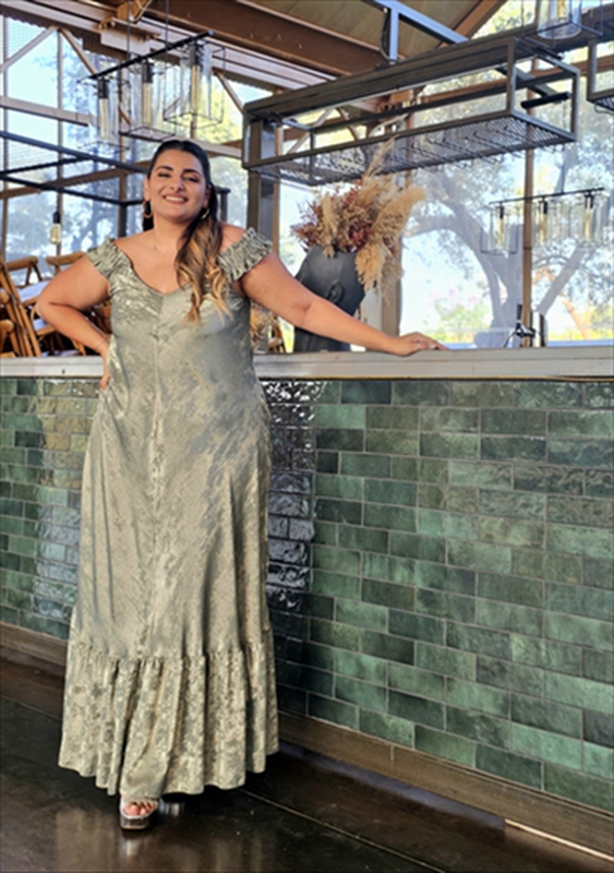 Maxi dress a line-null