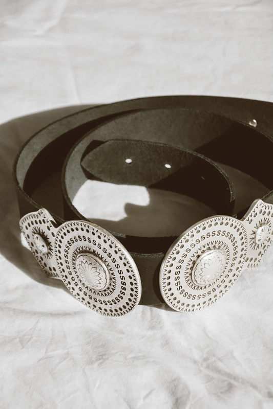 Manto leather belt-null