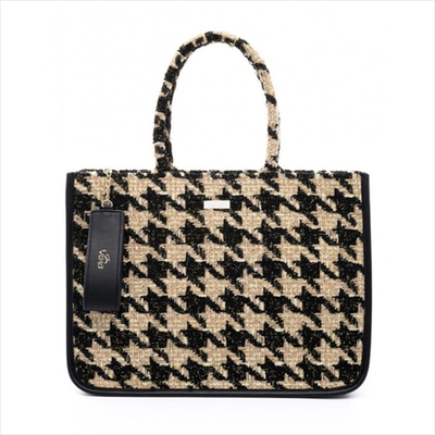 Veta lady tess large bag, Black, medium