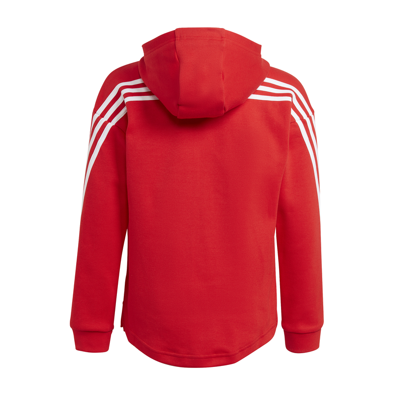 Adidas girls 3-stripes full-zip hoodie (gt6889) image number null