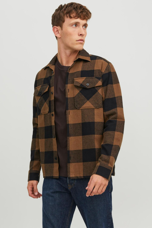 Jack& jones roy checked overshirt-null