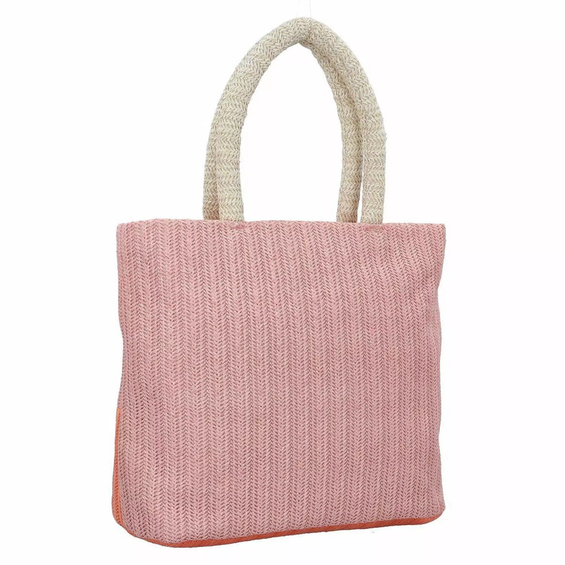 Beach straw shopper bag image number null