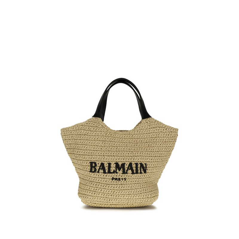 Beige viscose shoulder bag-null