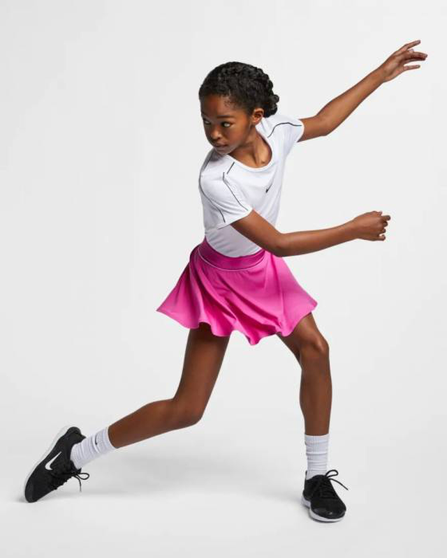 Girls tennis court Dri-FIT top-null