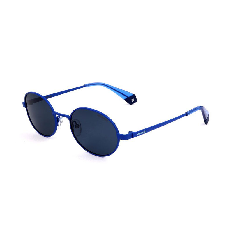 Blue metal sunglasses-null