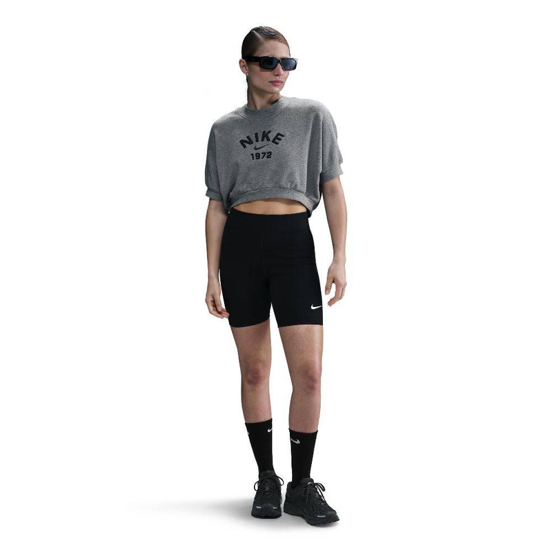 Product image: Nike sportswear womens french terry cropped crew top-null