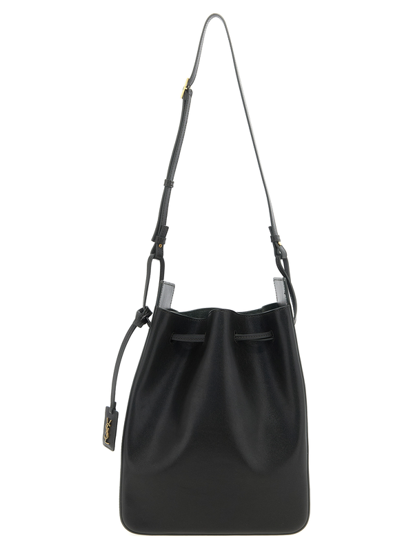 Bicolor calfskin crossbody bag-null