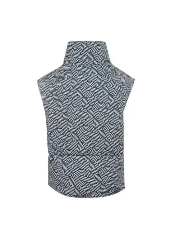 Crop puffy vest-null