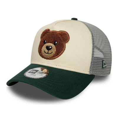 New era child boucle bear trucker, Light Beige, medium