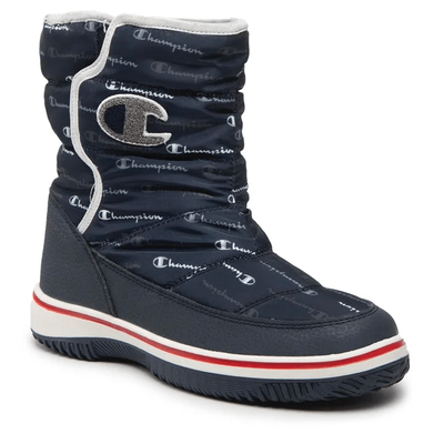 Champion boys high cut shoe flakey b gs (s32444-bs501), Navy, medium