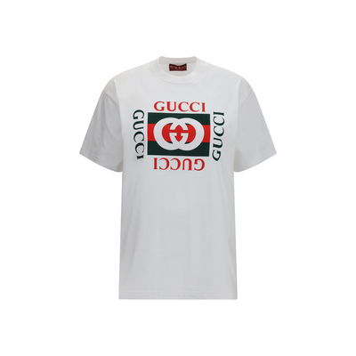 White cotton t-shirt, White, medium