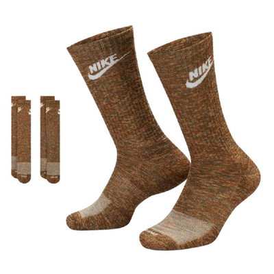 Everyday plus cushion crew 2-pairs socks, Cargo Kkhaki, medium