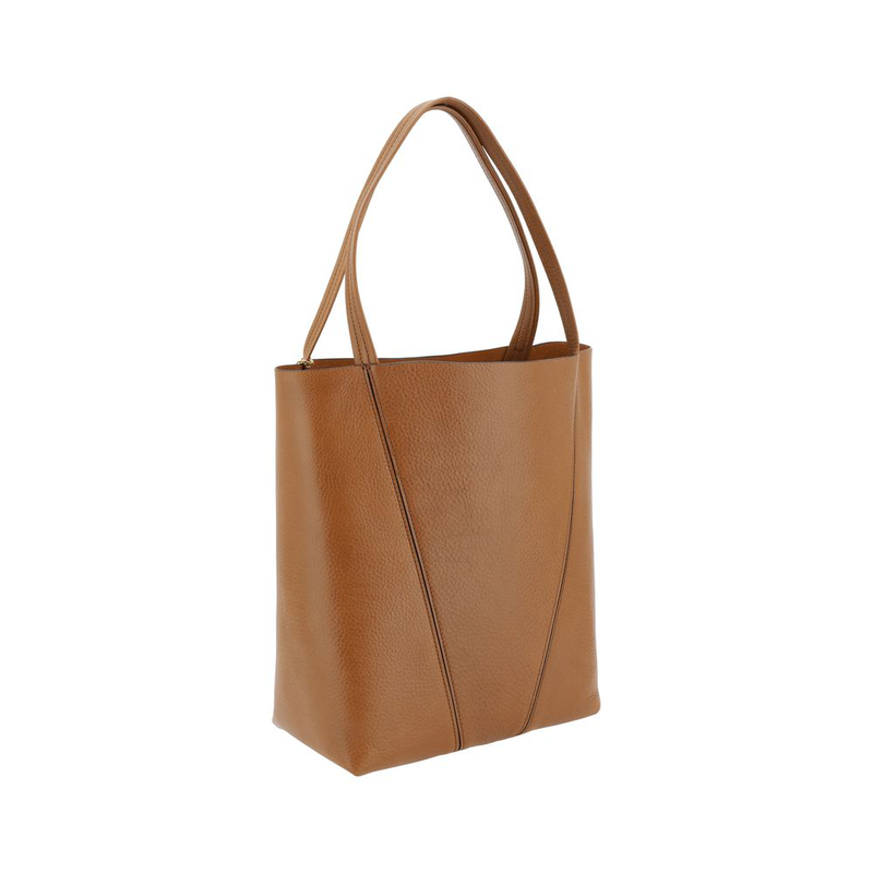 Brown calf leather bos taurus shoulder bag-null
