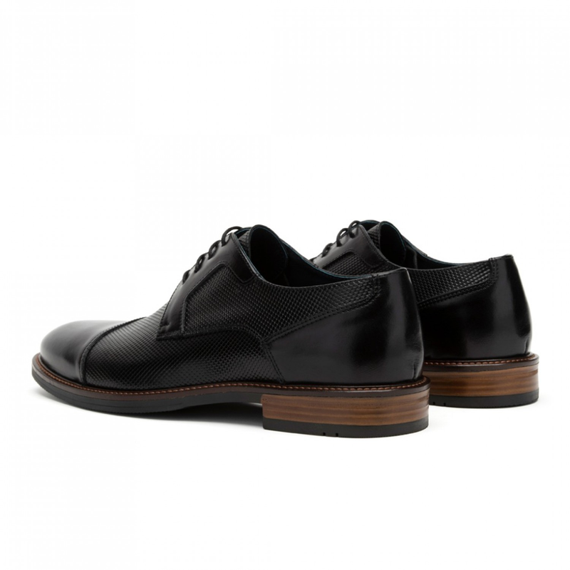 Derby leather shoes-null