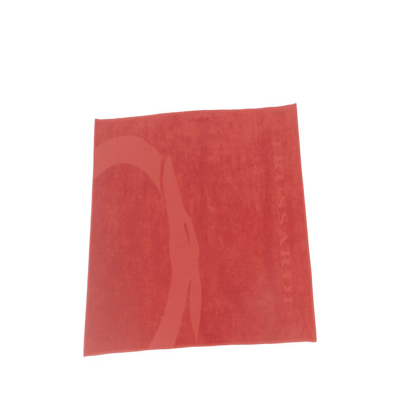 Red cotton men swim towel-null