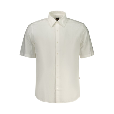 Bianco cotton men shirt, White, medium