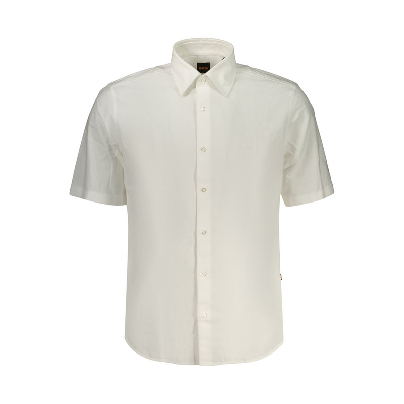 Bianco cotton men shirt-null