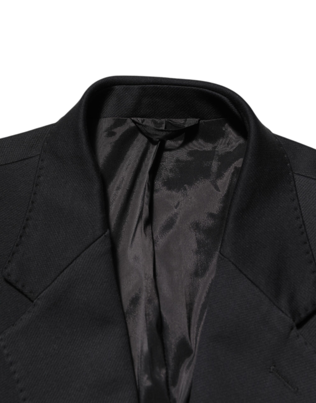 Dark blue cotton men jacket coat blazer suit-null