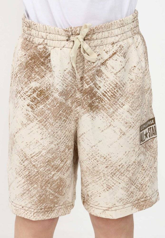 Boys all over print french terry short-null