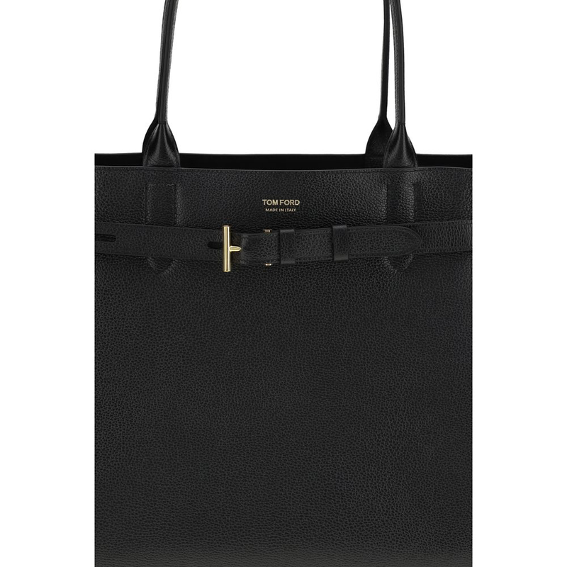 Black calf leather bos taurus shoulder bag-null