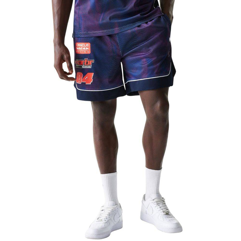 New era red bull racing oversized mesh shorts-null