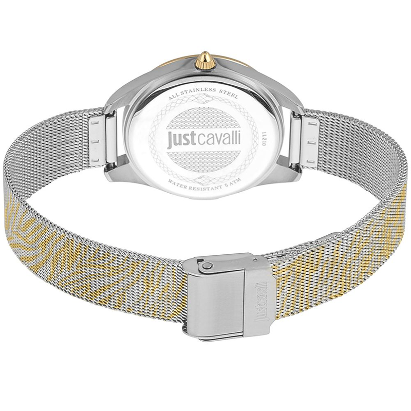 Multicolor stainless steel dress watch-null