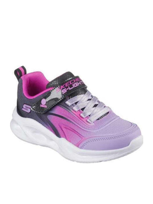 303713l skechers girls shoes, Black/multi, medium