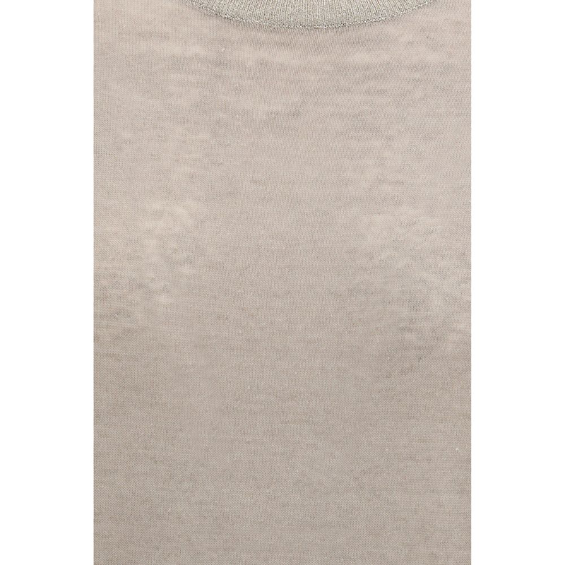Beige linen t-shirt-null
