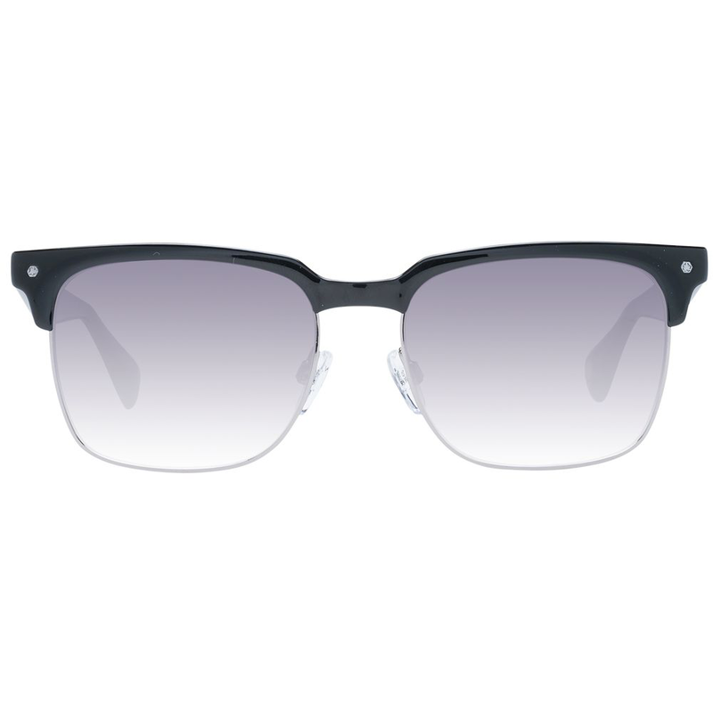 Black acetate & metal sunglasses-null