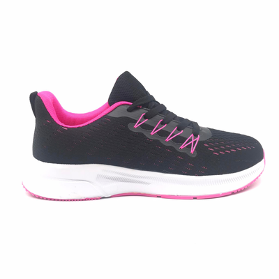 Women sneakers B20215, Black/peach, medium